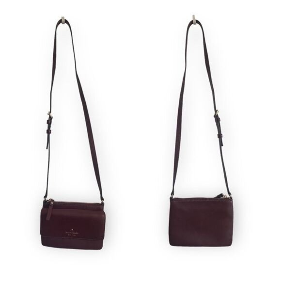 Kate Spade Greene Street Karlee Crossbody bag, Cherry Wood - Picture 4 of 11